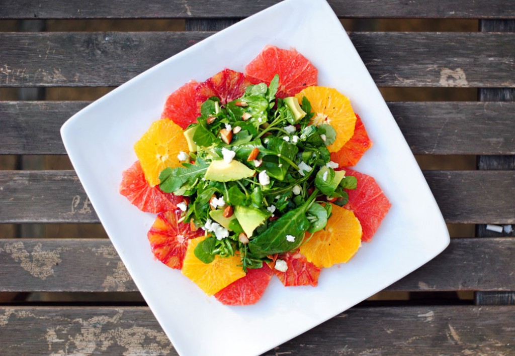 citrus salad top